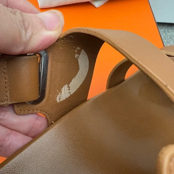 Authentic Hermes takara chypre gold Sandals 36 - Picture 11 of 13